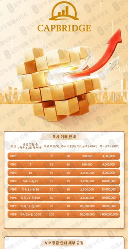 이 사진은 담덕법률사무소에서 캡쳐해둔 캡브릿지(Capbci) 관련 자료 사진입니다.