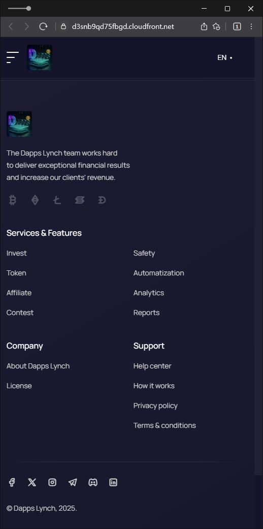 이 사진은 담덕법률사무소에서 캡쳐해둔 로맨스스캠(Dapps Lynch) 웹사이트 캡쳐 사진이며 URL은 cloudfront.net 입니다.