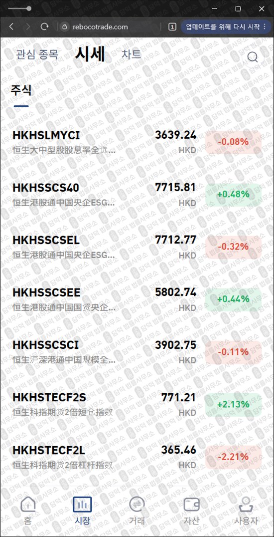 이 사진은 담덕법률사무소에서 캡쳐해둔 거래(Robtrde) 웹사이트 캡쳐 사진이며 URL은 rebocotrade.com 입니다.