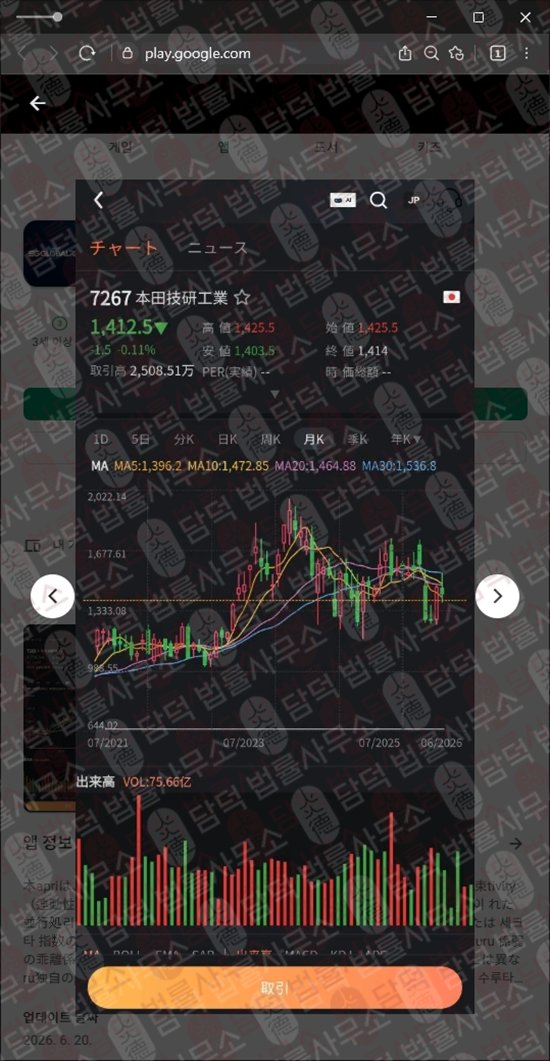 이 사진은 담덕법률사무소에서 캡쳐해둔 출금이(SG GLOBAL) 웹사이트 캡쳐 사진이며 URL은 google.com 입니다.