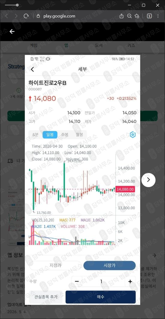 이 사진은 담덕법률사무소에서 캡쳐해둔 구글(Strategy) 웹사이트 캡쳐 사진이며 URL은 v210stock.xyz 입니다.