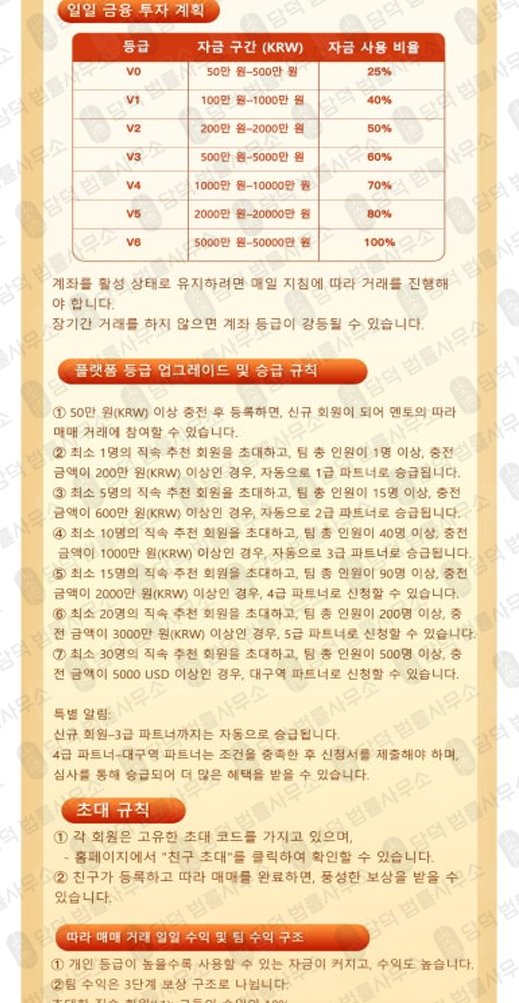 이 사진은 담덕법률사무소에서 캡쳐해둔 핵심회원(TQIS) 웹사이트 캡쳐 사진이며 URL은 v2hanguogupiao.com 입니다.